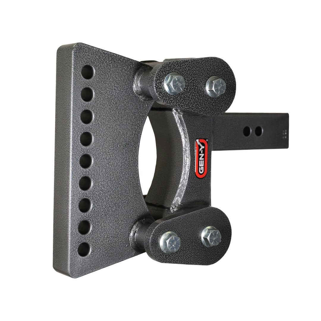 Solid Steel Adjustable Weight Distribution Trailer Hitch Shank – 5-5/8" Drop, Powder Coated, Brophy DSB5